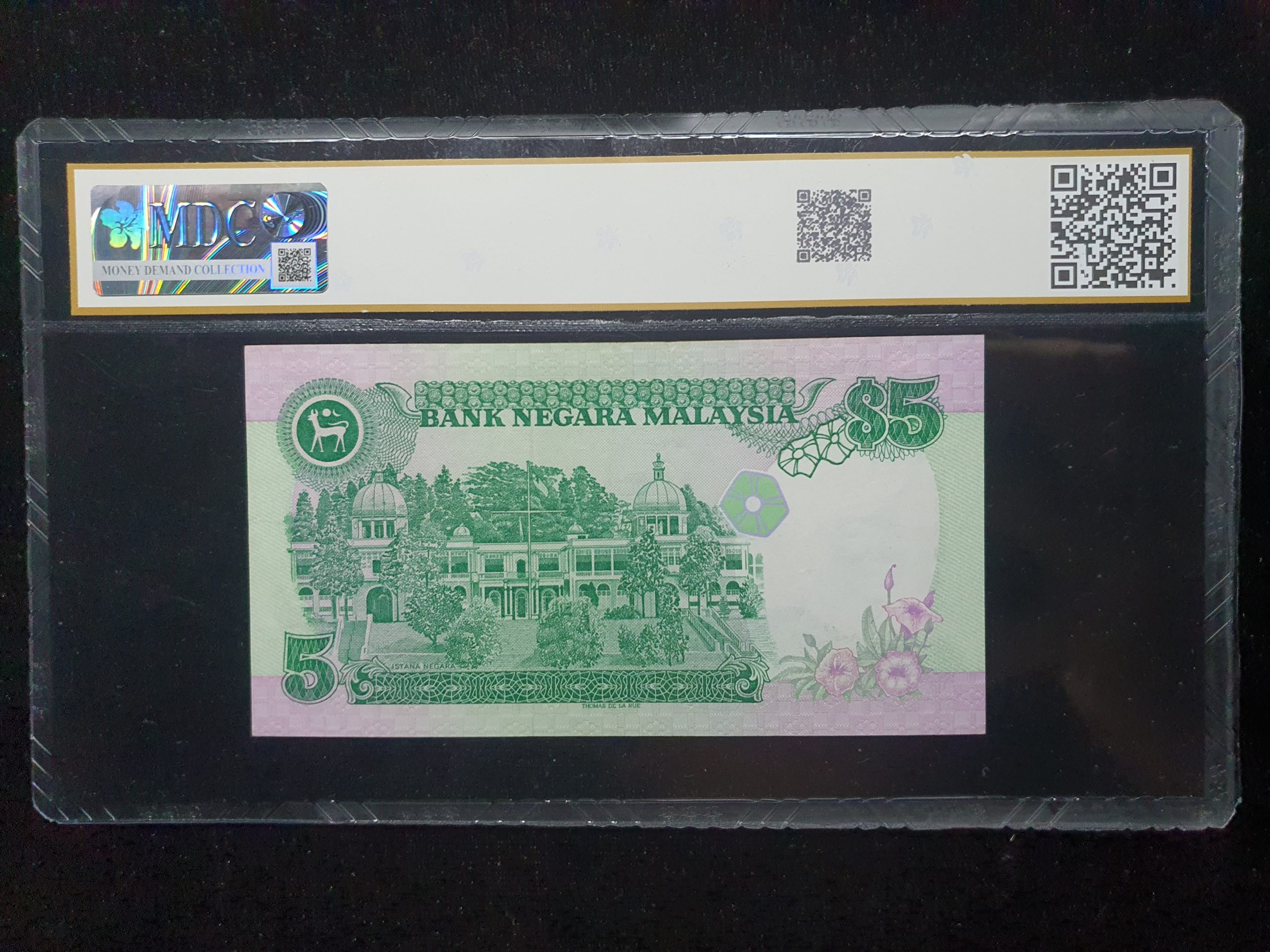 1989 Malaysia 5 Ringgit - Money Demand Collection