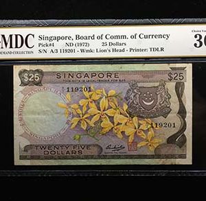 1972 Singapore 25 Dollars