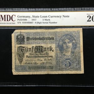 1917 Germany 5 Mark
