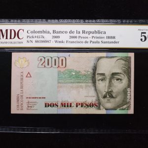 2009 Colombia 2000 Pesos