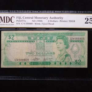 1980 Fiji 2 Dollars