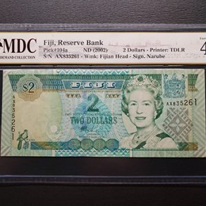 2002 Fiji 2 Dollars