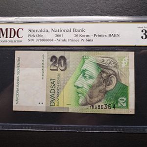2001 Slovakia 20 Korun