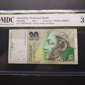 2001 Slovakia 20 Korun