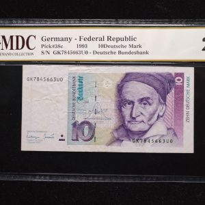 1993 Germany 10Deutsche Mark