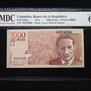 2011 Colombia 1000 Pesos