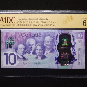 2017 Canada $10