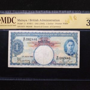 1945 Malaya / British 1 Dollar