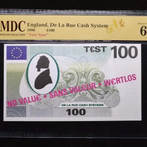 1990 England $100