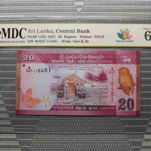 2021 Sri Lanka 20 Rupees