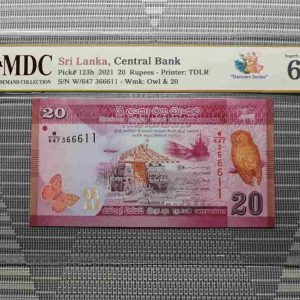 2021 Sri Lanka 20 Rupees
