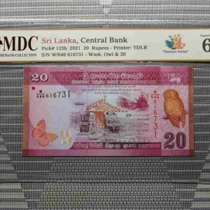 2021 Sri Lanka 20 Rupees