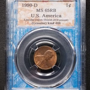 1990-D U.S.America 1 Cent