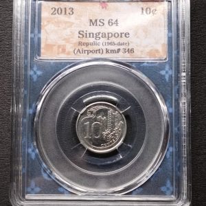 2013 Singapore 10 Cents