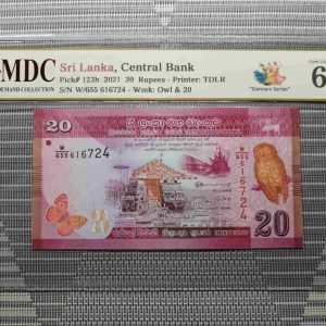 2021 Sri Lanka 20 Rupees