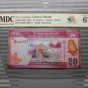2021 Sri Lanka 20 Rupees