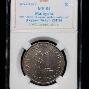 1877-1977 Malaysia $1