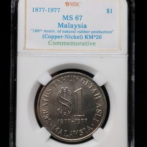 1877-1977 Malaysia $1