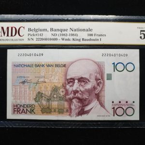 1982-1984 Belgium 100 Francs