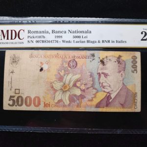 1998 Romania 5000 Lei