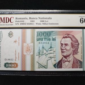1993 Romania 1000 Lei