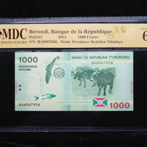 2015 Berundi 1000 Francs