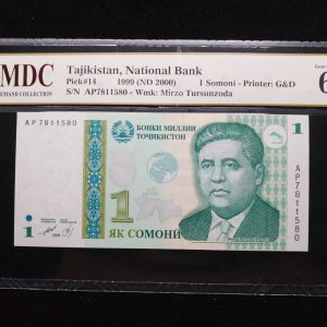 1999 Tajikistan 1 Somoni