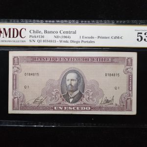 1964 Chile 1 Escudo