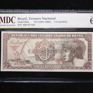 1961-1962 Brazil 5 Cruzeiros