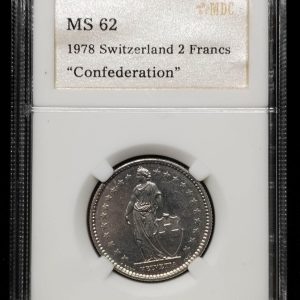 1978 Swizerland 2 Francs