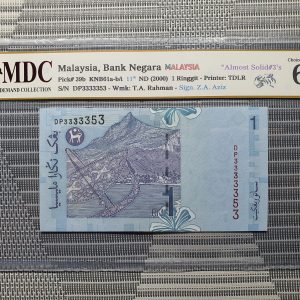 2000 Malaysia 1 Ringgit
