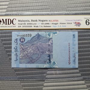 2000 Malaysia 1 Ringgit