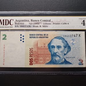 2002 Argentina 2 Pesos