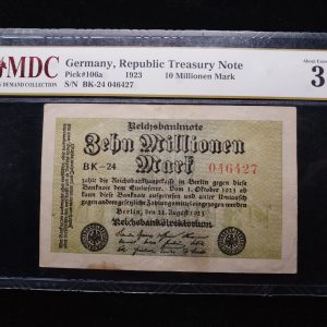 1923 Germany 10 Millionen Mark