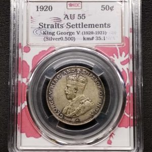 1920 Straits Settlements 50c
