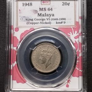 1950 Malaya 20c