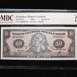 1988 Ecuador  10 Sucres