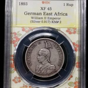 1893 German East Africa 1 Rup
