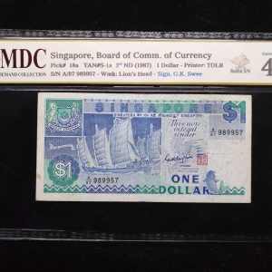 1987 Singapore 1 Dollar