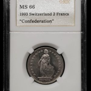 1993 Swizerland 2 Francs