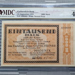 1992 Gelsenkirchen 1000 Mark