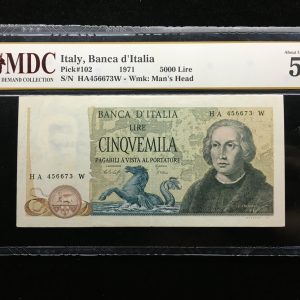 1971 Italy 5000 Lire